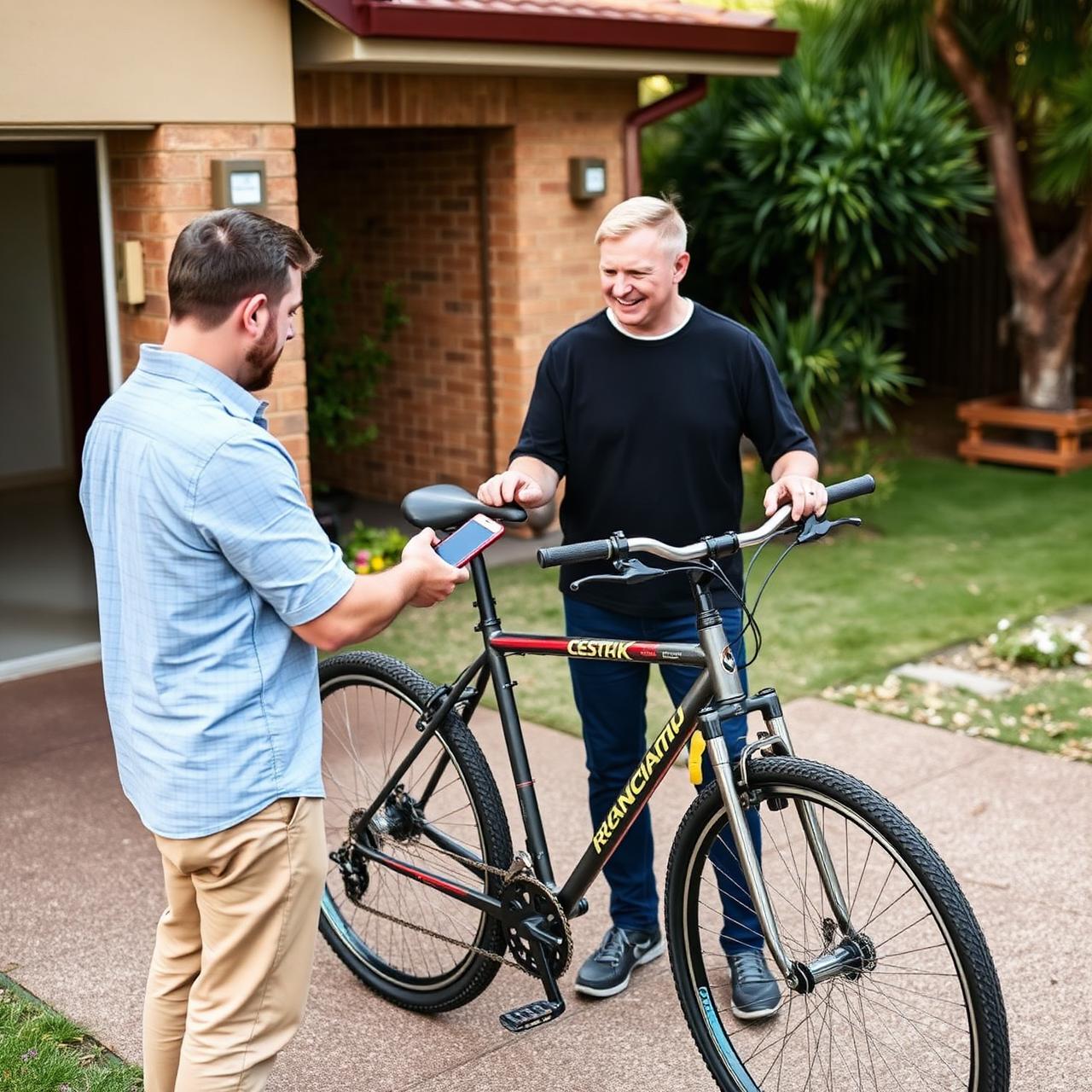 A marketplace sale between a private buyer and seller